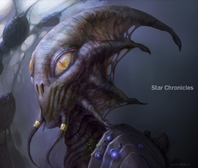 Инопланетяне, разумные и не очень. Концепт арт