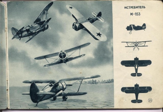 Силуэты самолетов Второй Мировой