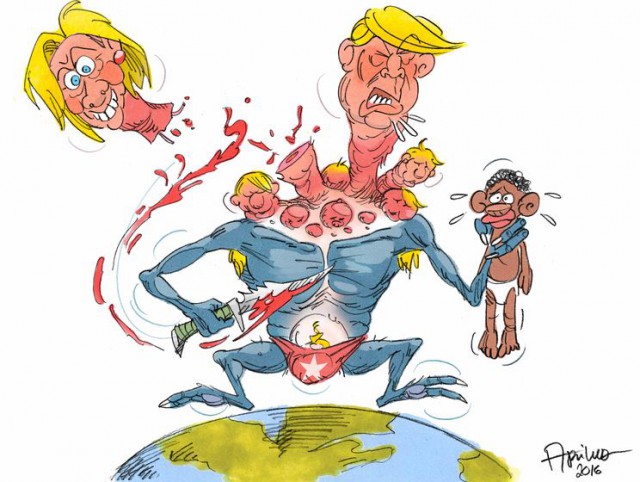 15 карикатур про нового президента США