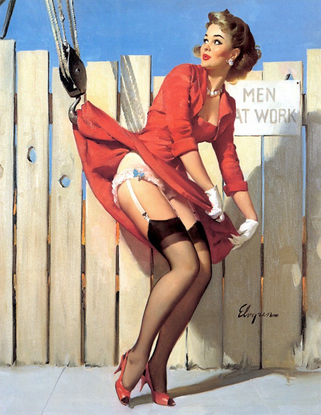 PIN-UP искусство Old school