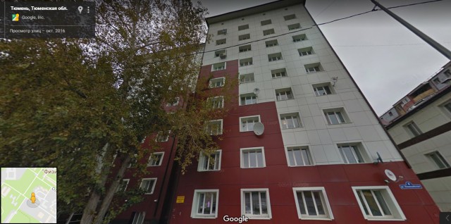 Горит многоэтажный дом в Тюмени на Олимпийской 4