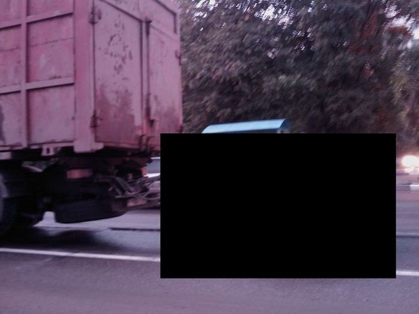 Фура кое-что потеряла