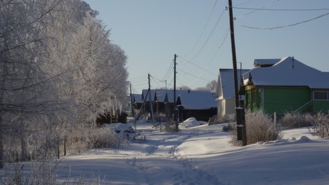 Зима в русской глубинке