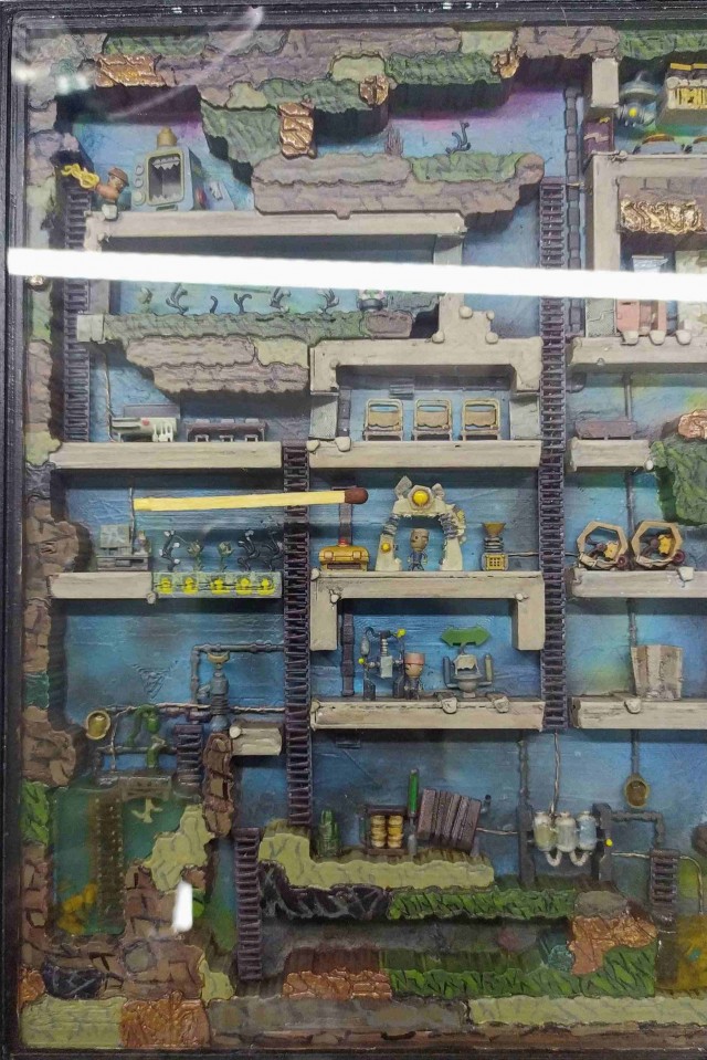 Диорама по игре Oxygen Not Included.