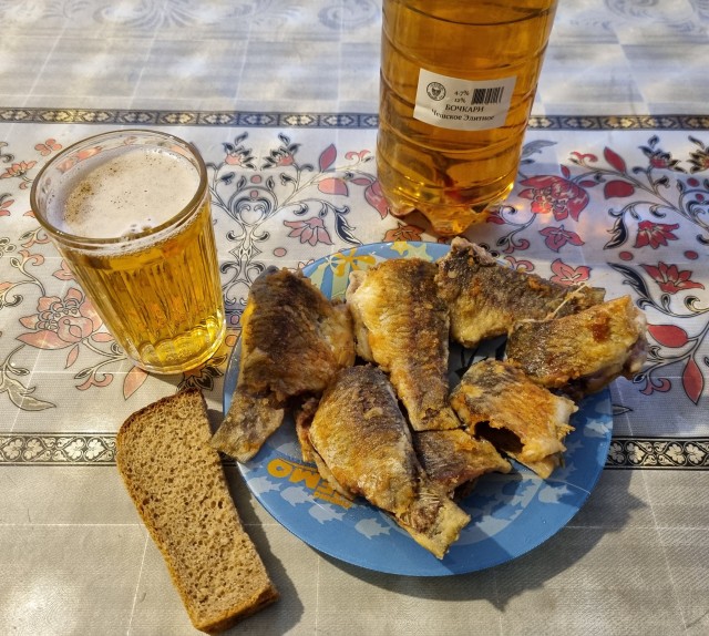 Жаренный карасик