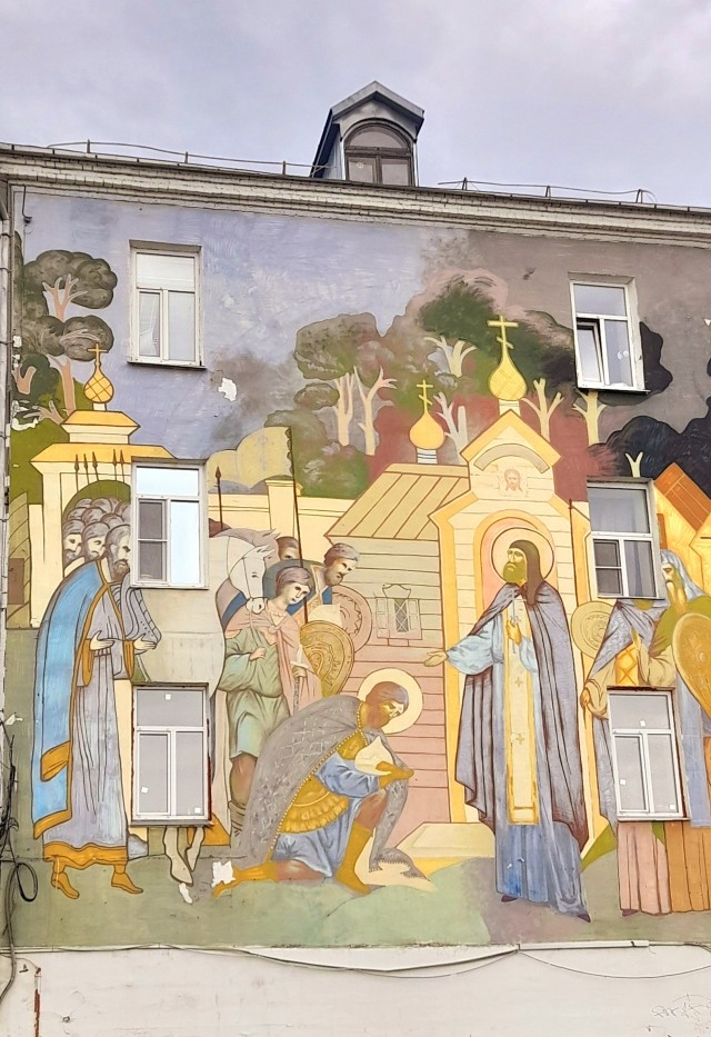 Муралы города Пскова