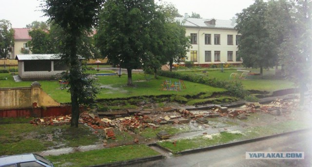 А в Минске дождик прошел