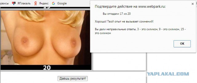 Тест на знание сисек