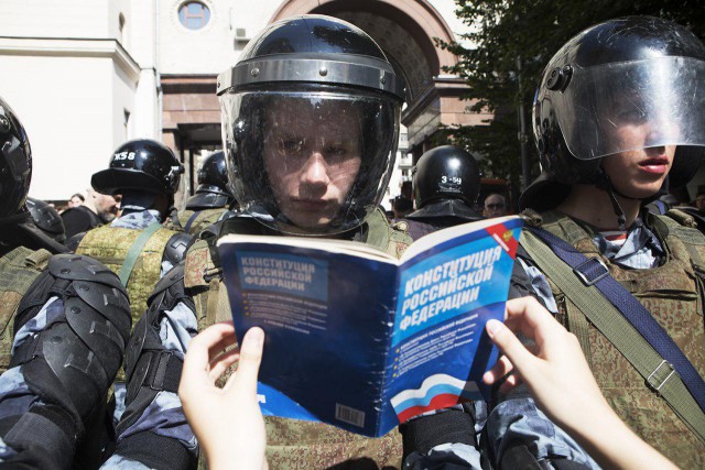 Задержания на Тверской. Ну это уже действительно перебор!