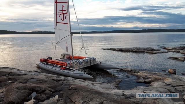 На катамаране по Ладожскому озеру вокруг Валаама. Фотоотчет