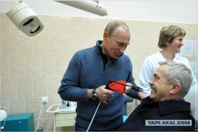 Фотожаба: Стоматолог Путин