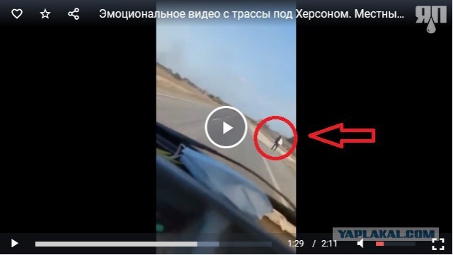 Эмоциональное видео с трассы под Херсоном. Местные проезжали во время перестрелки военных