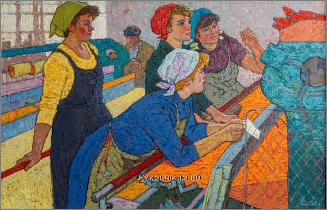 Труд в живописи СССР