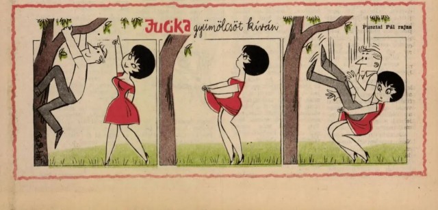 Юцика (Jucika) – ретро-комиксы о неунывающей девушке, к которой ревновала своего мужа жена художника