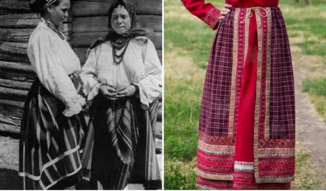 Как русские женщины носили поневу, что она могла рассказать о своей хозяйке, и как девочки в поньку запрыгивали