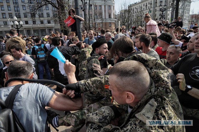 Суд оштрафовал казака за неуважение к обществу на митинге 5 мая в Москве