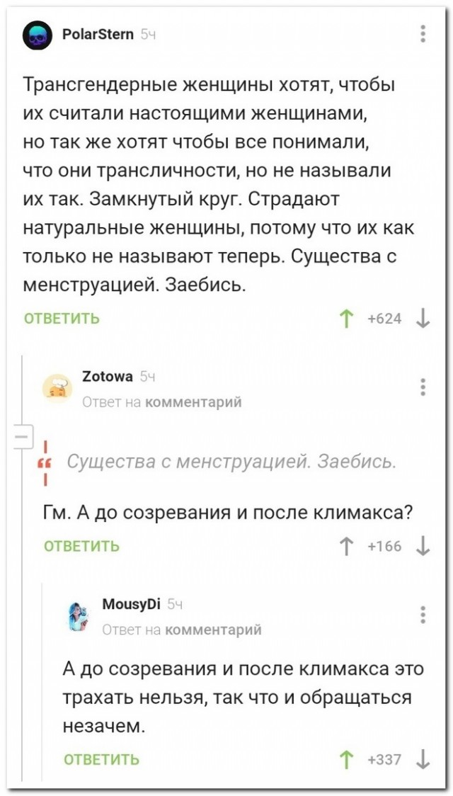 Забавные комментарии из социальных сетей (15.03.21)