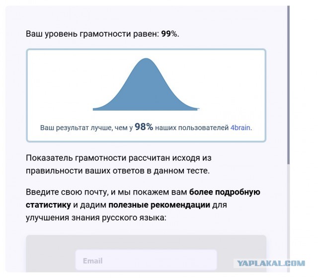 Тест на знание русского языка.