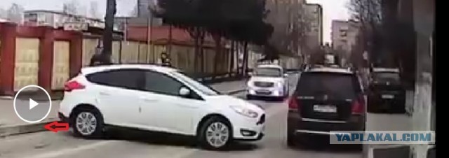 В Подмосковье автоледи припарковалась поперек дороги, чтобы сходить в магазин