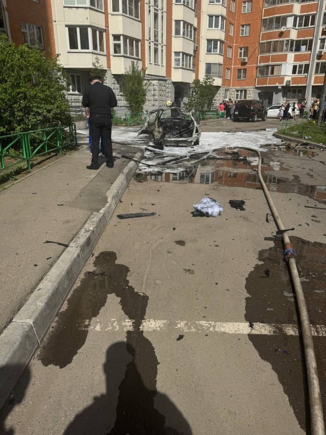 Момент теракта против замначальника Главного оперативного управления Генштаба Москалика