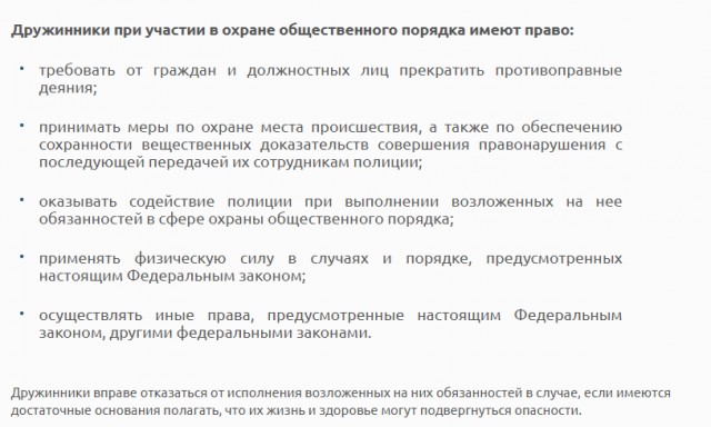 Народные дружины: как они помогают полиции?