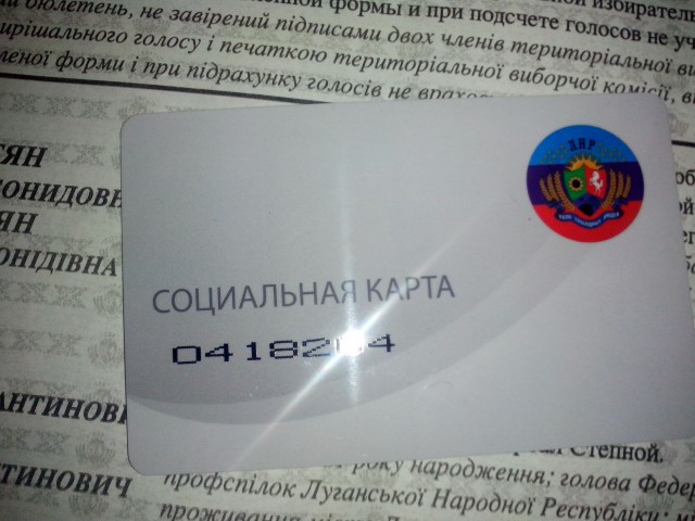 Выборы в Новороссии