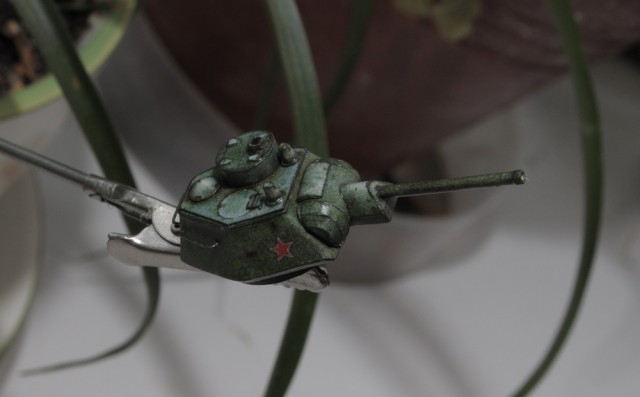 Сборка модели Т-34-76 обр. 1943 г. 1:100