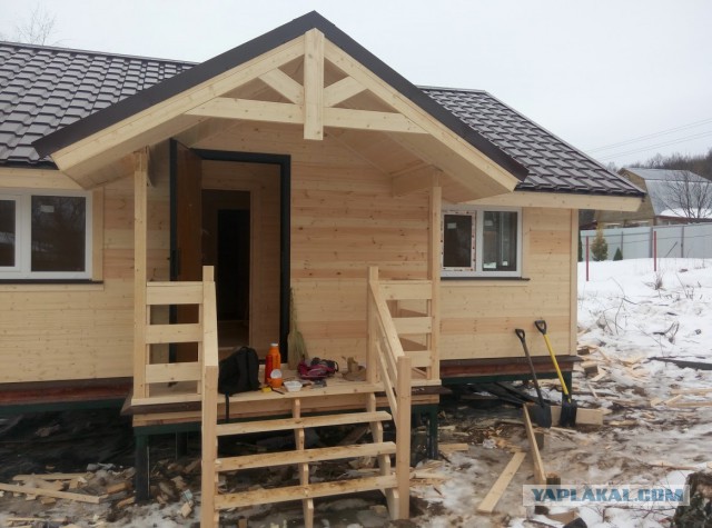 Как строили каркасный дом за 8 дней