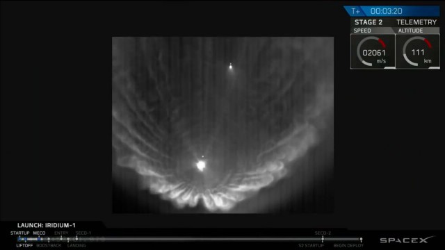 Онлайн: Запуск Falcon 9 с 10 спутниками Iridium NEXT