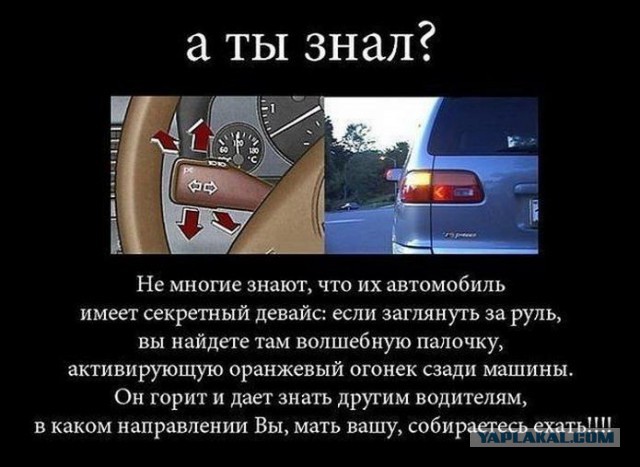 В каждой машине есть одна штука, о которой не знает 30% водителей