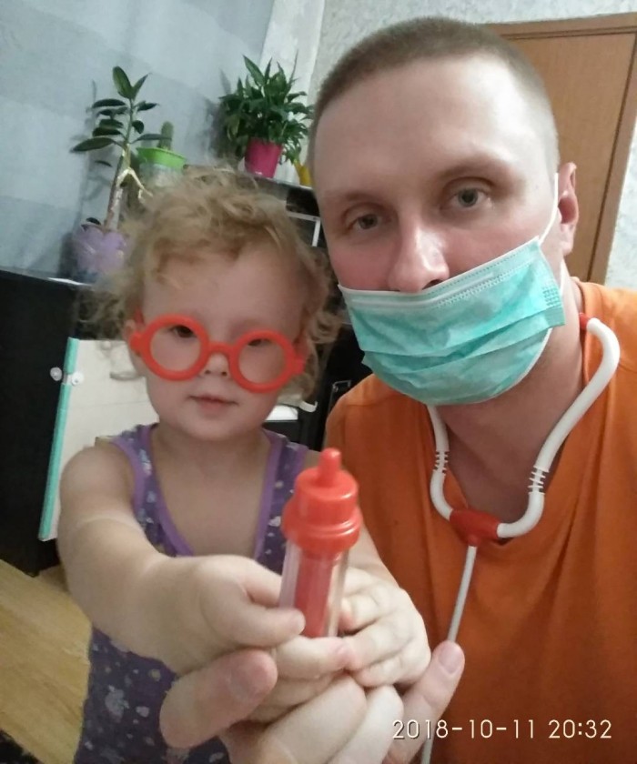 Большие папы и маленькие дети
