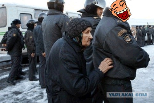 Фотожаба: Бабка и менты