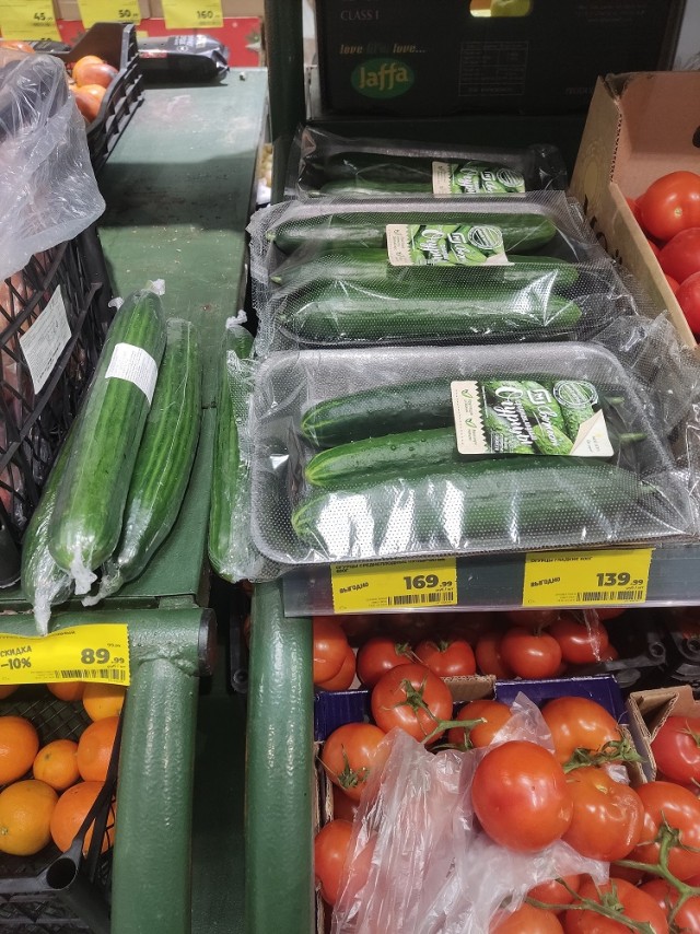 Огурцы дороже ананаса