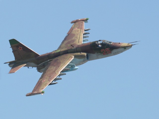 В Славянске удалось сбить Су-25!