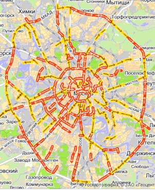 "Красота и очарование" московских пробок