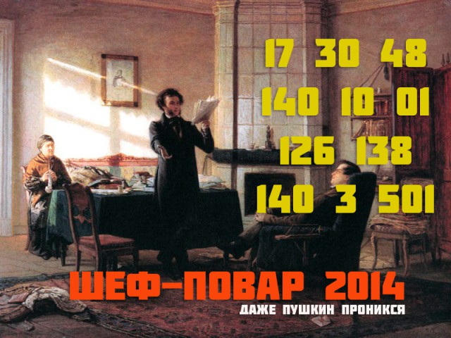 Финал кулинарного конкурса "Шеф-повар 2014"