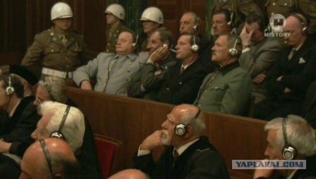 Реакция обвиняемых на Нюрбергском процессе на документальныйц фильм