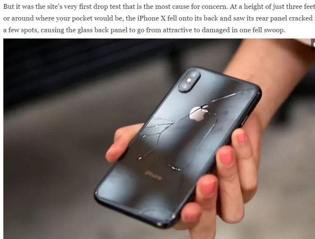 "Я ломал стекло как шоколад в руке": Хрупкие iPhone X загрузят работой ремонтные мастерские
