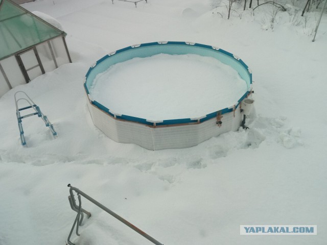 Бассейн во дворе по-взрослому