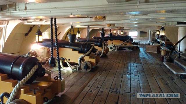 Посещение HMS Victory в г. Портсмут, Великобритания