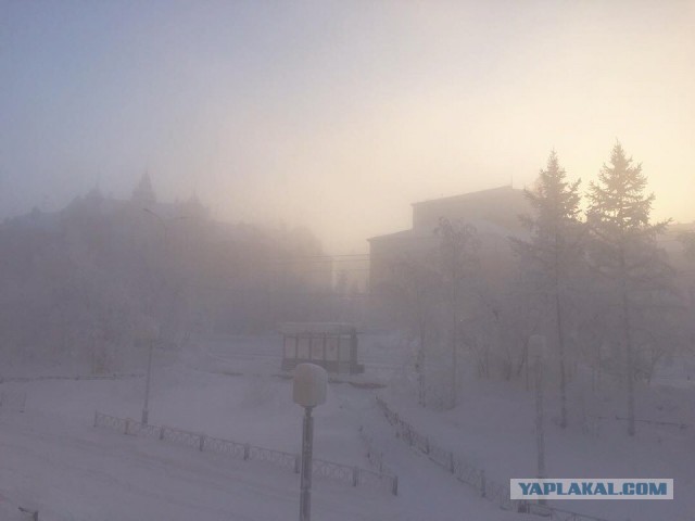 Аномальные морозы на Крайнем Севере: -50 градусов