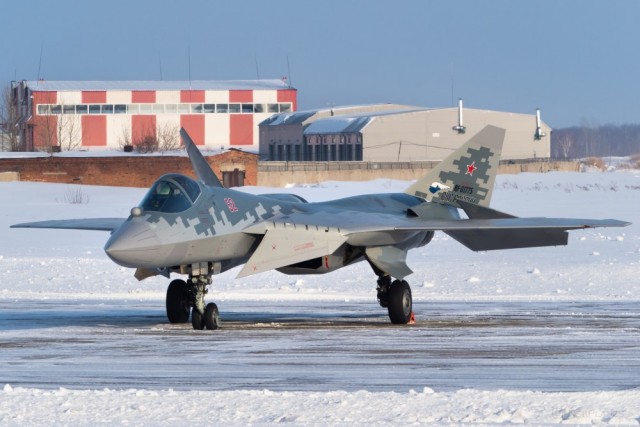 Два новых Су-57 в Новосибирске