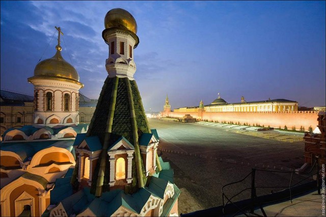 Ночная Красная площадь