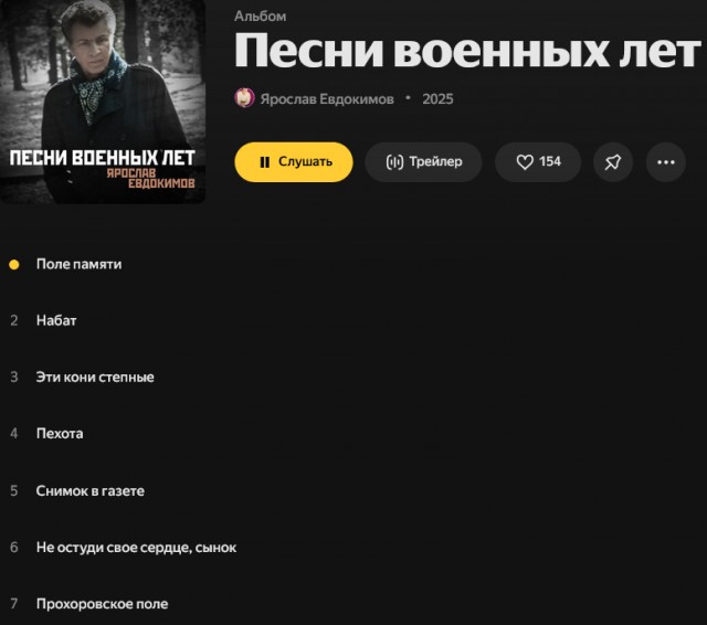 Умер певец Ярослав Евдокимов — автор легендарной песни «Фантазёр»