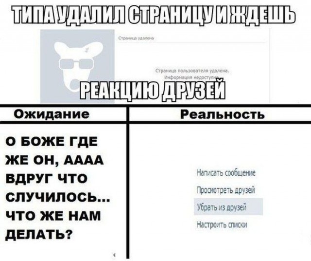 Ожидания VS Реальность