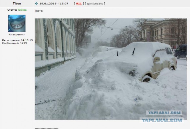 А во Владивостоке снова снежок