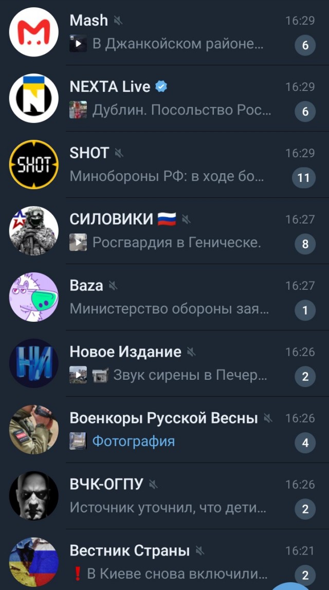 Ситуация на 16.00
