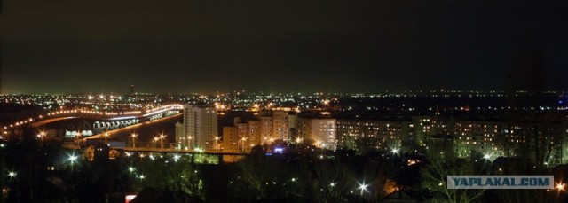 Россия ночью