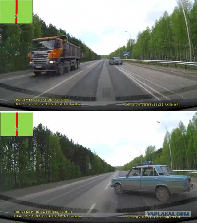 Аккуратненько выезжаем