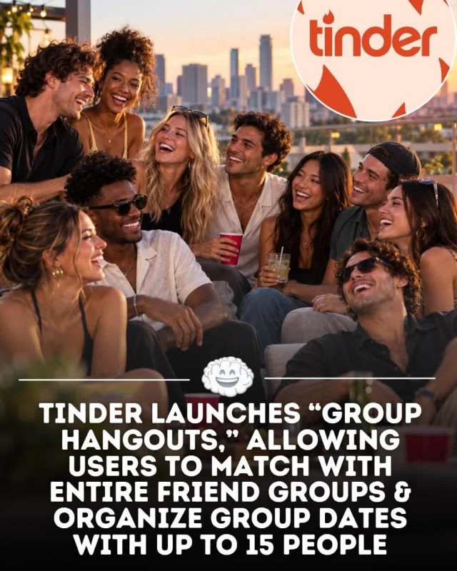 Сервис знакомств Tinder запустил функцию 'Group Hangouts'